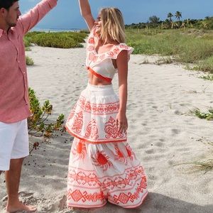 Red Dress Boutique Aztec two piece outfit